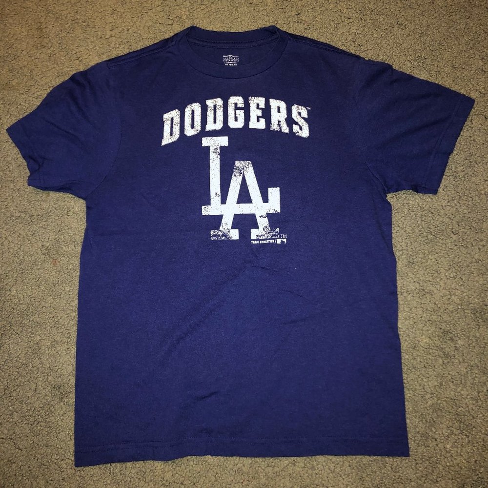 MLB Los Angeles Dodgers Youth XL 14-16 Blue TShirt